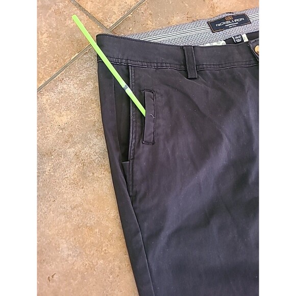 NWOT NICKEL & IRON Stretch Athletic Chino Performance Pants Men 34X32 Black - Picture 4 of 8
